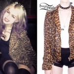 Skye Sweetnam: Leopard Moto Jacket