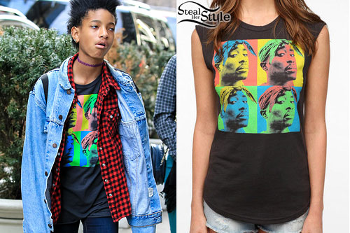 Willow Smith: Tupac Top
