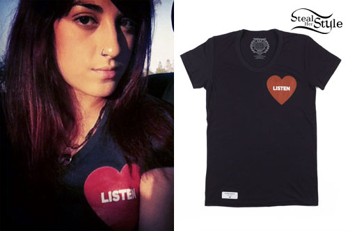 Anissa Rodriguez: Listen Heart T-Shirt