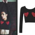Charli XCX: Hearts Crop Top
