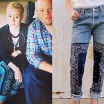 Iggy Azalea: Bandana Patch Jeans