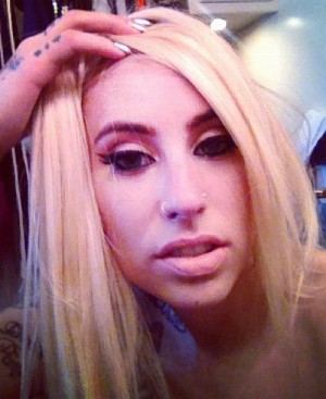 Kreayshawn Straight Platinum Blonde Wig Hairstyle | Steal Her Style