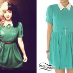 Melanie Martinez: Green Collared Dress