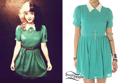 Melanie Martinez: Green Collared Dress