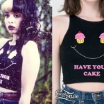 Melanie Martinez: Cupcake Smiley Face Crop Top