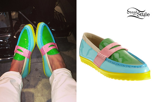 "Candy shoes. I just want to eat my own foot!" - Rita Ora on instagram