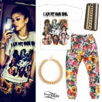 Zendaya: Idol T-Shirt, Floral Pants