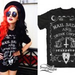 Ash Costello: Hail Satan & Drink Coffee Tee