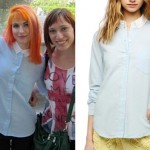 Hayley Williams: Contrast Collar Button-Up