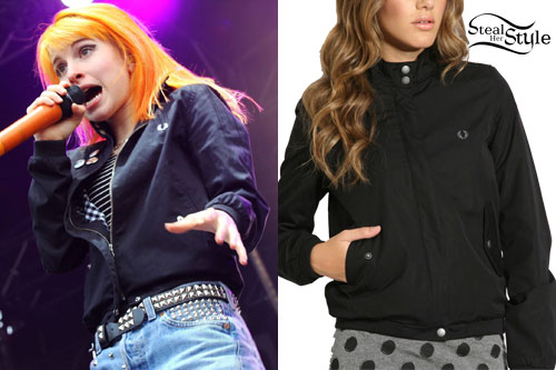Hayley Williams: Fred Perry Bomber Jacket