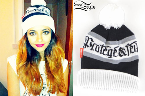 "@LittleMixOffic Jade looking gorgeous with her new hair in her  @protegeandfevcl beanie!" - @SamCoxy on twitter