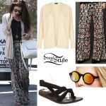 Selena Gomez: Tribal Pants Outfit