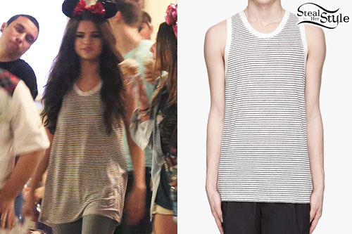 Selena Gomez: Striped Tank