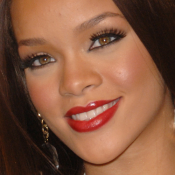 Rihanna Makeup Red Eyeshadow Nude Lipstick Steal Her Style