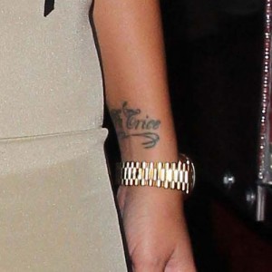 Amber Rose Name, Writing Wrist Tattoo | Steal Her Style