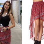 Cassadee Pope: Bandana High-Low Skirt