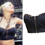 Juliet Simms: Studded Zipper Corset Top