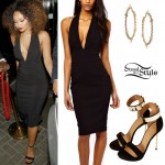 Leigh-Anne Pinnock: Black Dress Outfit