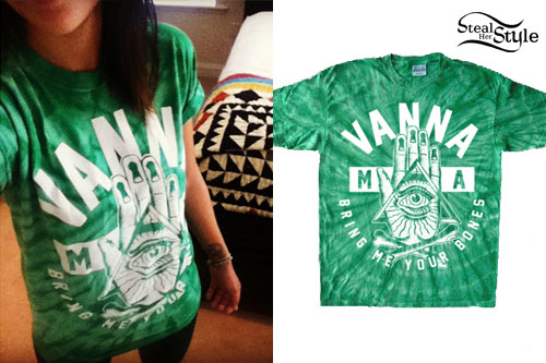 Tay Jardine: Green Tie Dye Vanna T-Shirt