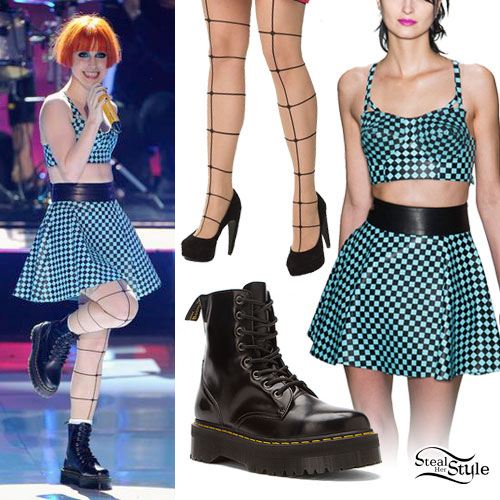 Hayley Williams 2013 Teen Choice Awards Performance Outfit