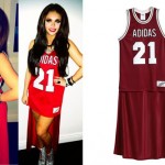 Jesy Nelson: Athletic Jersey Hi-Low Dress