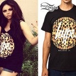 Jesy Nelson: Hype Leopard Circle Top