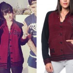 Becky G: Varsity Cardigan Sweater