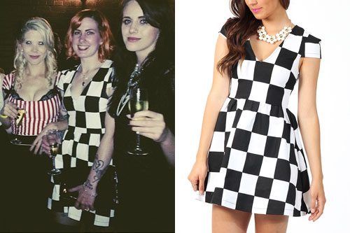 Beth Lucas: Checkerboard Dress