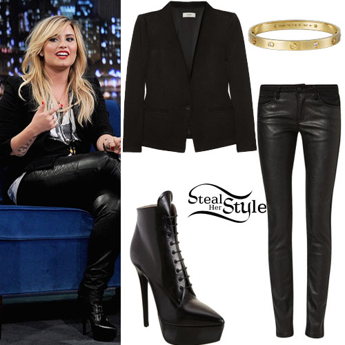Demi Lovato on The Late Show with Jimmy Fallon September 3rd 2013 -photo: dlovato-news