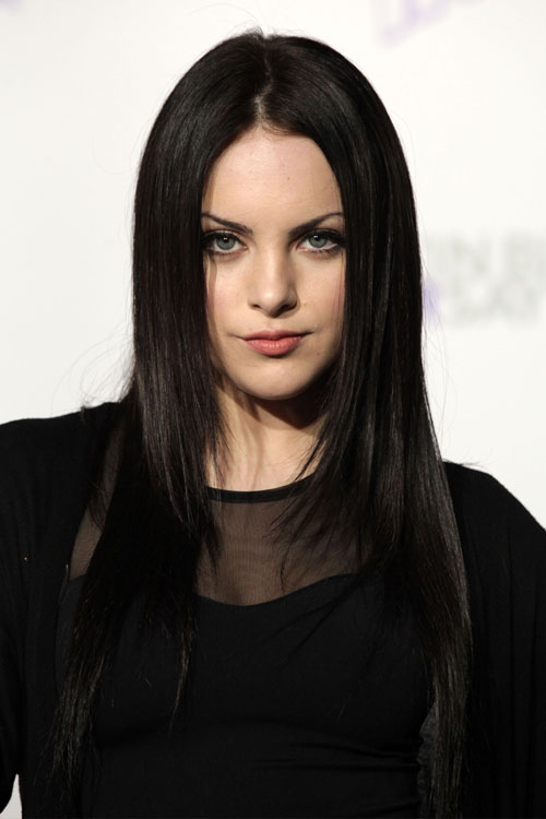 Elizabeth Gillies Straight Black Angled Hairstyle Steal Her Style