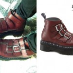 Jenna McDougall: Maroon Strap Boots