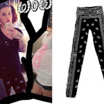 Kreayshawn: Bandana Print Leggings