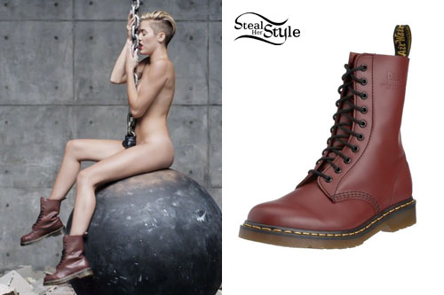 Miley Cyrus: Wrecking Ball Boots