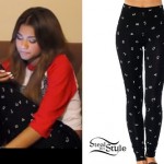 Zendaya: Number Print Leggings