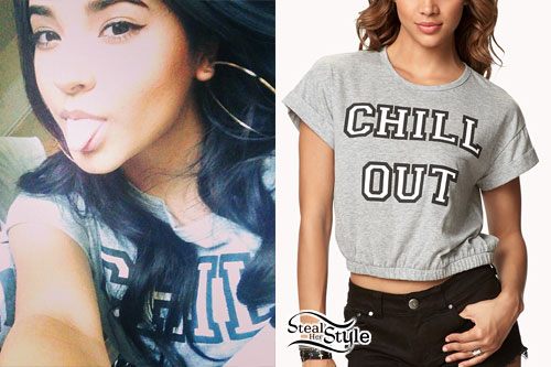 Becky G: 'Chill Out' Varsity T-Shirt