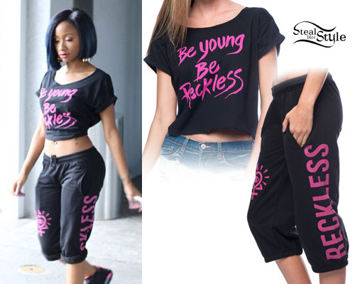 Diamond: 'Be Young Be Reckless' Tee & Sweats