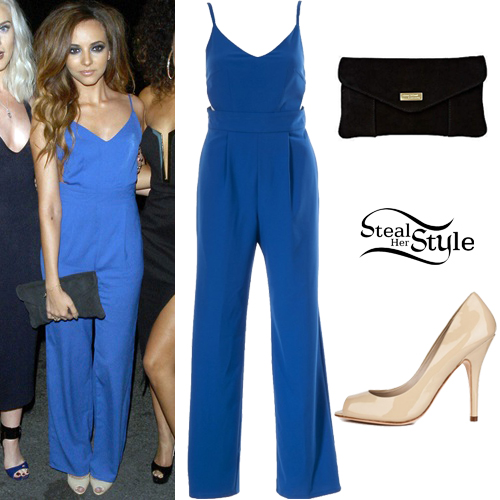 blue jumpsuit outfit