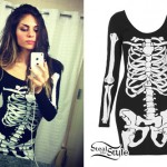 Jahan Yousaf: Skeleton Bodycon Dress