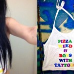 Melissa Marie Green: Pizza Weed Tattoos Top