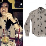 Tay Jardine: Cat Print Blouse