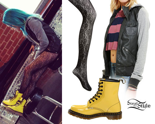 outfits with yellow boots