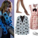 Bella Thorne: Star Cardigan, Floral Dress