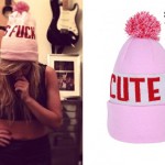 Ellie Goulding: Pink Cute As Fuck Beanie