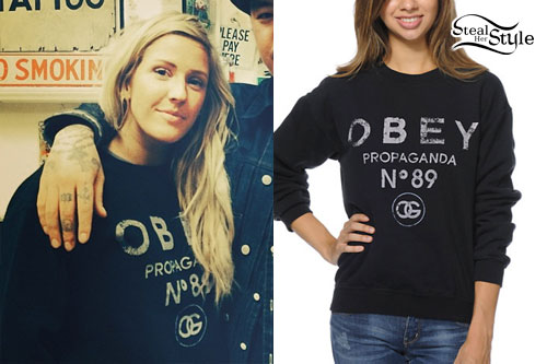 Ellie Goulding: Obey Propaganda Sweatshirt