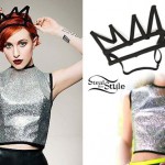 Hayley Williams: Crown Headband, Silver Top