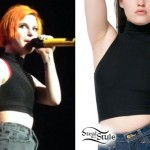 Hayley Williams: Turtleneck Crop Top