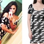 Jasmine Villegas: Triangle Print Bodycon Dress