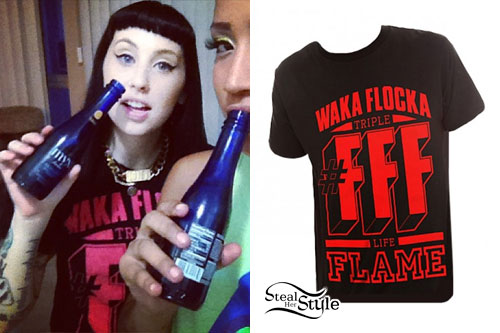 Kreayshawn: Waka Flocka Flame T-Shirt