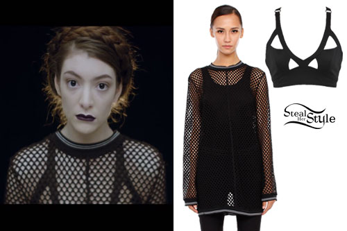Lorde: Tennis Court Music Video Outfit