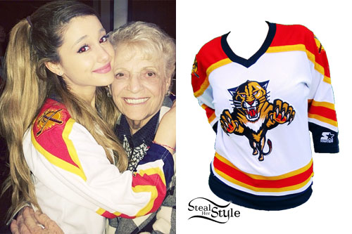 Ariana Grande: Florida Panthers Hockey Jersey